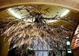 It has airy design with curved arms that give the whole a romantic and whimsical character. An Upside Down Olive Tree Chandelier With A Gilded Root Mass I Can Die Happy Now I Ve Seen It All Chandelier Decor Chandelier Tree Chandelier