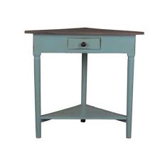 Shop for dining room tables at corner furniture. Shabby Chic Cottage Corner Table Distressed Beach Blue Raftwood Cc Tab179tld Bbrw Wholesale Furniture Mattress