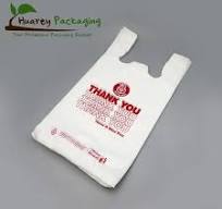 Custom 100% PLA Pbat Biodegradable Plastic Bags Wholesale T-Shirt Bags Vest  Carrier Bags Singlet Bags for Industrial Compostable or Household ...