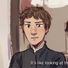 They stopped in the doorway and stared awkwardly at me.” From The False  Prince