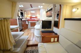 2002 Sea Ray 340 Sundancer Restoration Aft Berth Computer Room Boat Interior Design Interior Pictures Boat Decor