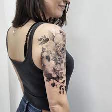 Check spelling or type a new query. 48 Beautiful Rose Tattoo Ideas For Summer Upper Half Sleeve Tattoos Shoulder Tattoos For Women Girl Back Tattoos