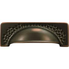 For additional product information, please visit www.americancraftsmanwindows.com Hickory Hardware Craftsman 96 Mm Center To Center Oil Rubbed Bronze Cup Pull P2174 Obh The Home Depot