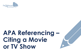 Netflix partners with nigerian filmmaker kunle afolayan on 3 features 10 march 2021 | deadline. Apa Referencing Citing A Movie Or Tv Show Proofed S Writing Tips
