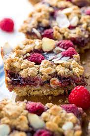 Homemade Raspberry Breakfast Bars Jessica Gavin Recipe Raspberry Breakfast Breakfast Bars Recipe Breakfast