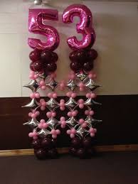 Wall Balloon Decoration Ideas For Birthday Party 53rd Anniversary Balloon Wall Balloon Decorations Balloons Birthday Balloons