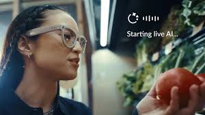 Ray-Ban Meta Headliner Black AI Glasses with Blue Transitions