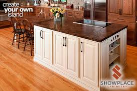 Choose a base, top, and storage options. Kitchen Cabinet Islands Showplace Cabinetry
