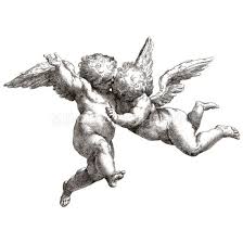 Learn how to draw cherub pictures using these outlines or print just for coloring. Cherubs Angels Cupids Mouse Pad Spreadshirt Cherub Tattoo Cherub Tattoo Designs Cupid Tattoo