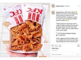 There are 320 calories in 1 piece (163 g) of kfc fried chicken breast.: Kfc Is Now Selling Fried Chicken Skin Hold The Meat Fn Dish Behind The Scenes Food Trends And Best Recipes Food Network Food Network