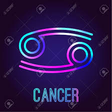 Cancer, the fourth sign of the zodiac, is all about home. Cancer Zodiac Sign The Neon Multi Colored Shining Badge On Royalty Free Cliparts Vectors And Stock Illustration Image 63421846