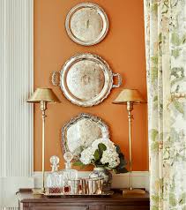 Molten red metallic, and burnt orange metallic! 20 Fabulous Shades Of Orange Paint And Furnishings Laurel Home