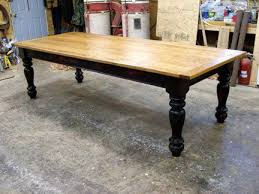 Hawleys Fine Woodworking Farmhouse Table Stained Table Dinning Room Tables