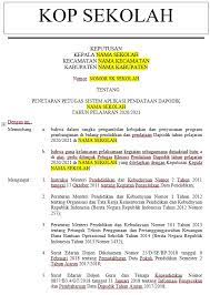 Check spelling or type a new query. Contoh Sk Operator Dapodik Jenjang Paud Sd Smp Sma Smk Tahun 2020 2021 Sinau Thewe Com