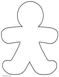 Decorate Blank Gingerbread Man Coloring Pages Di 2020 Pola Flanel Pola Gambar