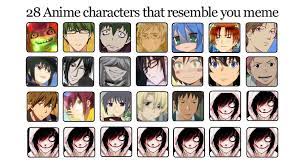 28 Anime Characters Meme By Gakirlein On Deviantart