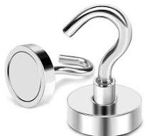 Magnetic Hooks Heavy Duty, 28Lbs Neodymium Magnets with ...