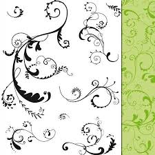 Tampons Clear Stamp Arabesques Fleurs Set De 8 Tampons Tampon Transparent Creavea Arabesque Dessin Arabesque Tampons Transparents