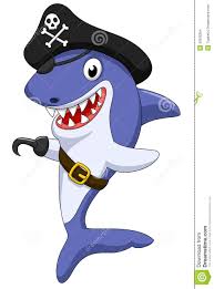 Cute Pirate Shark Cartoon Pirate Cartoon Cartoon Pirate Art