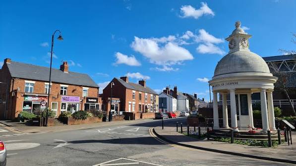 Street scene in Kimberley, Nottinghamshire