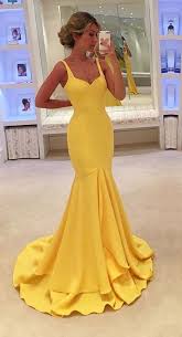 New Arrival Yellow Prom Dress Mermaid Evening Dress Long Evening Gown Formal Dress Prom Dresses Yellow Evening Dresses Prom Evening Dresses Long