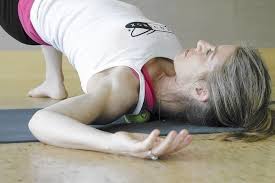 rub away the tension with the trapezius tamer therapy ball yoga therapy massage benefits pinterest