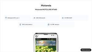 Motorola MOTOLUXE MT680 Full Device ...