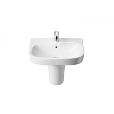Lavabo Mural En Porcelaine Debba 600x480 Blanc Roca A325994000 Vita Habitat