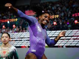 I've been doing this for months now,' biles said in a later media call, per nbc sports, adding she feels really good going. Kunstturn Wm Simone Biles Holt 24 Wm Medaille Voss Wird Siebte