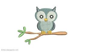 Download Child Owl Embroidery Design Embroidery Designs