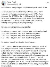 Video kali ini saya kongsikan status terkini mengenai keputusan pengurangan bayaran balik pinjaman mara. Resume Kreatif A Twitter Follow Step Simple Ni Nanti Korang Boleh Kurangkan Bayaran Balik Pinjaman Mara Korang Dari Rm57 750 Ke Rm11 550 Fuh Jimat Banyak Tuh Kredit Yuna Farah Https T Co Kagfp0w8ow