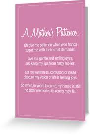 A Mother S Patience Mothers Prayer Greeting Card By Fineetch Prayers For Patience Prayers Patience
