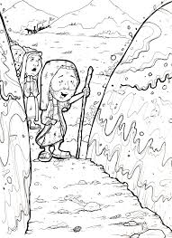 Exodus Parting Of The Red Sea Parting The Red Sea Moses Red Sea Coloring Pages