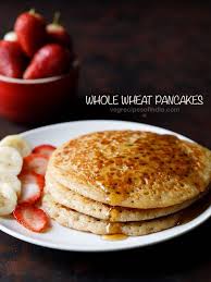 Eggless Pancakes Recipe Whole Wheat Pancakes Pancake Recipe Easy Eggless Pancake Recipe