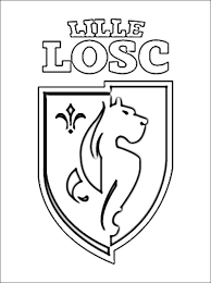 Coloriage Losc Lille Club De Foot Dessin Gratuit A Imprimer