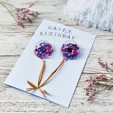 Im laufe einer ehe, was man da alles erleben kann. Geburtstagskarte Basteln Mit Glitzerballons Sweet Up Your Life