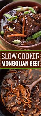 This slow cooker mongolian beef is so good, you'll never order takeout again. Easy Slow Cooker Mongolian Beef Amazingly Tender Mongolian Beef Made Incredibly Easy In The Slow Cook Slow Cooker Mongolian Beef Recipe Recipes Beef Recipes