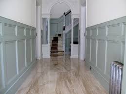 Elephant's breath reads as an uplifting mid grey with its hint of magenta, but can become almost lilac in the cooler light of west facing rooms. Grey Wood Panelling Hallway Novocom Top