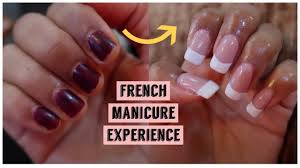 I got desperate and had some acrylic nails put on today, and i'm in a lot of pain! First Time French Gel Manicure Fake Nails Experience Does It Hurt Cost Youtube