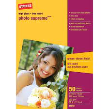 Staples photo supreme high gloss paper | ebay. Staples Photo Supreme Paper Glossy 5 X 7 50 Pack Staples Ca