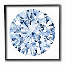 The Stupell Home Decor Collection Round White Diamond Watercolor Pattern Framed Giclee 12 X 1 5 X 12 Ma Watercolor Pattern Textured Wall Art Painting Prints