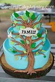 Family Tree Cake For An Awesome Family Family Tree Cakes Family Reunion Cakes Tree Cakes