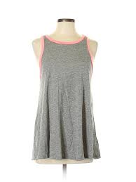 details about sundry women gray tank top xl