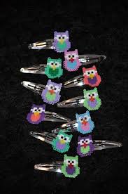 Haarklammer Perler Bead Designs Basteln Bugelperlen Hama Perlen Muster