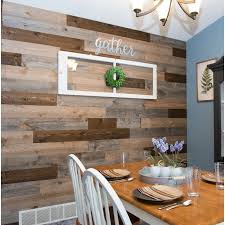 5 5 X 48 Solid Wood Wall Paneling Vinyl Wall Panels Wood Panel Walls Diy Reclaimed Wood Wall