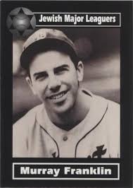 1963 KTAV Publishing Jewish Sports Champions Sidney Franklin fair hand cut  *