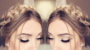 Well, the answer is simple. How To Milkmaid Braid For Medium Length Hair Youtube