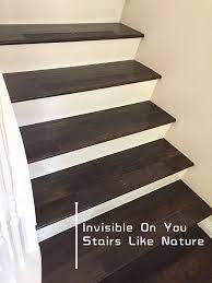 Which brand has the largest assortment of vinyl stair treads at the home depot? 14 Pack 6 X 24 Non Slip Clear Adhesive Stair Treads Translucent Safety Stair Traction Hardwood Treads Pvc Free Anti Sl Wooden Stairs Wood Stairs Stair Treads