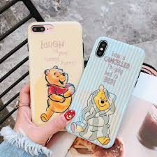 Cute Disney Winnie The Pooh Laser Sparkle Imd Case Cover For Iphone X 8 7 6 Plus Disney Phone Cases Sparkly Phone Cases Cute Phone Cases