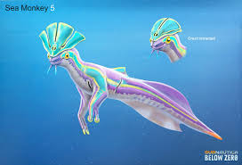This frozen underwater adventure is a work in progress. Obraxis On Twitter Watch Out The Seamonkey May Be Swimming Around Looking To Grab Your Precious Loot It Also Has A Curious Passing Resemblance To Tikarathemew One Of Our Subnautica Below Zero
